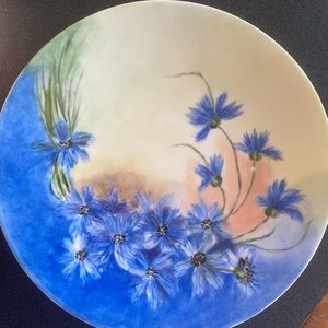 Limoges hand painted plate. Jean Pouyat.